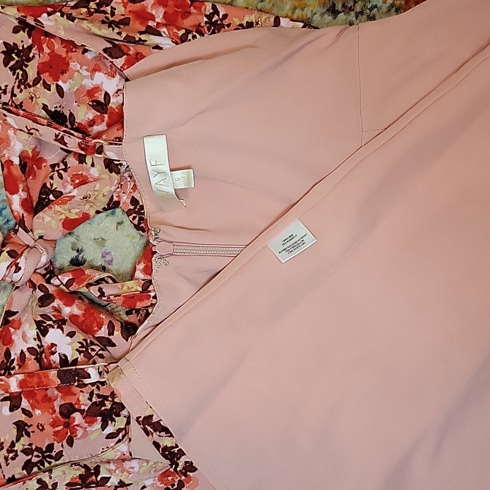 WAYF Pink Floral Tie-Front Cutout Dress - Picture 11 of 12